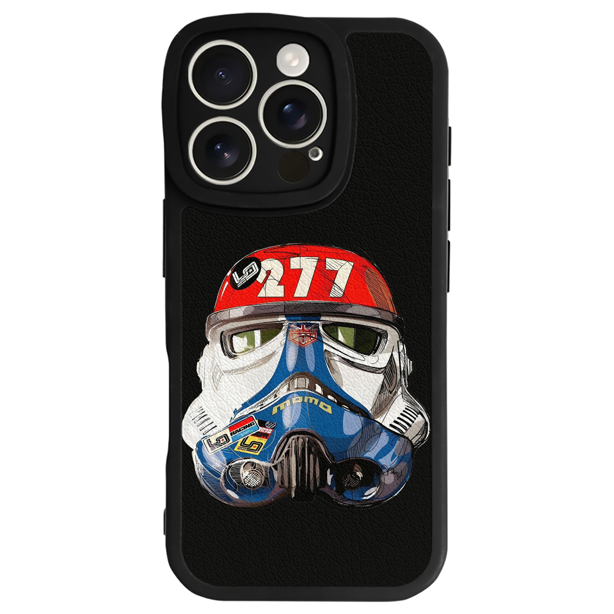（画像用） スター・ウォーズ Star Wars 【iPhone 16シリーズ対応】シリコンスマホケース（レザー調） 材質：シリコン